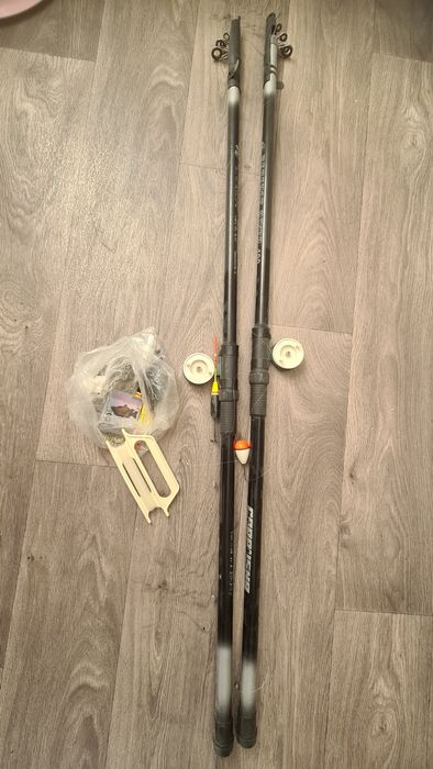 Комплект удилищ с оснасткой,удочки 4 метра