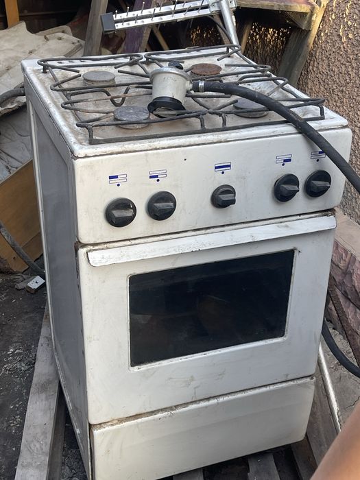 Газ плита с балоном и редуктором