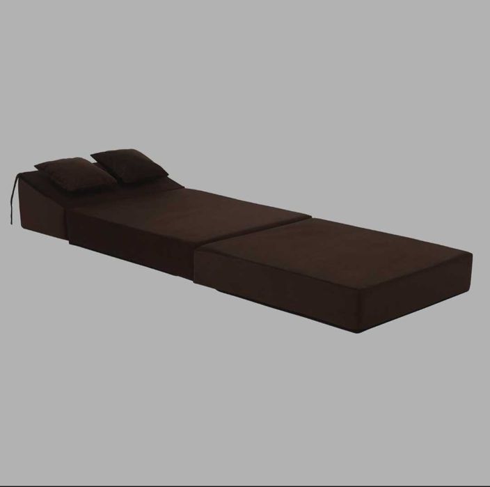 Fotoliu/ pat extensibil de culoare neagra