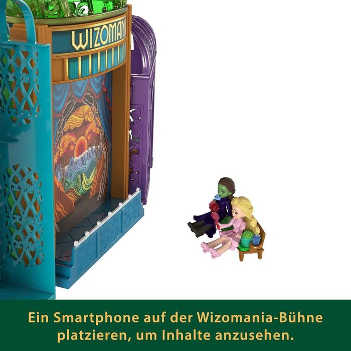 Wicked Замък с фигурки на Глинда и Елфаба с 15 аксесоара Mattel