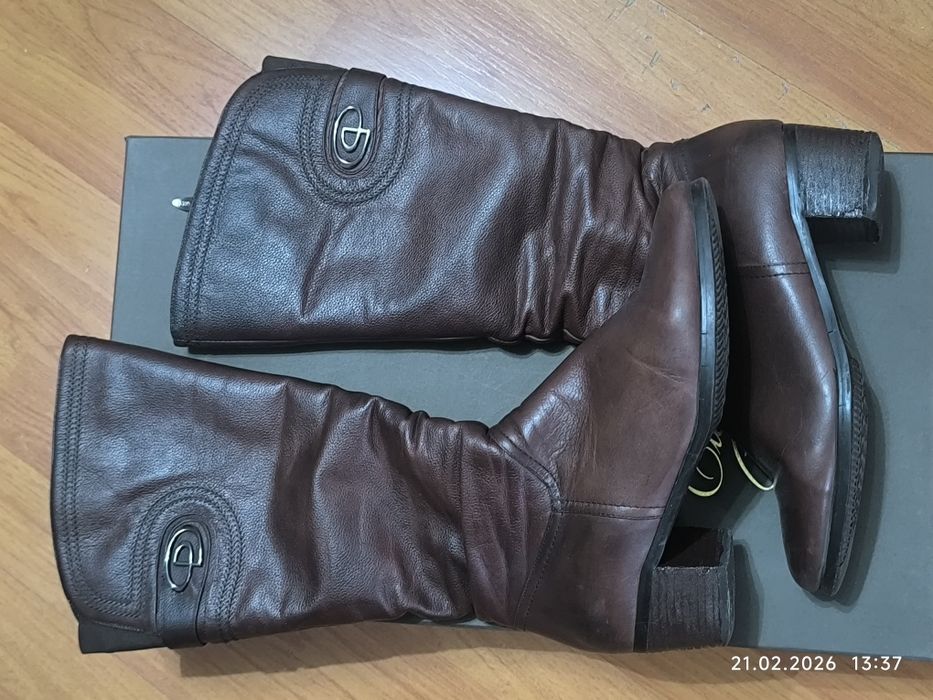 Сапоги коричневые женские 39 размер