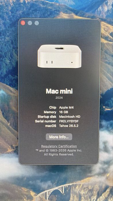 Mac mini m4 16gb ram