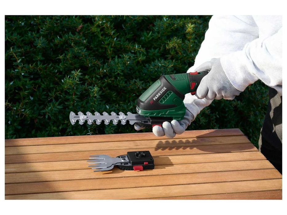 Parkside 4V 2-в-1 акумулаторна ножица за трева и храсти PGSA 4 B3