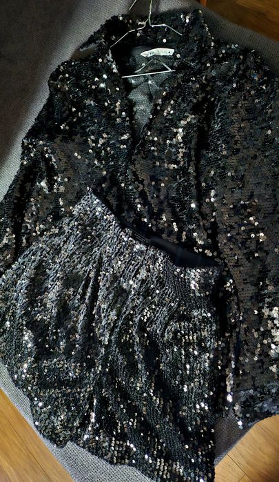 Комплект покрит с пайети Zara