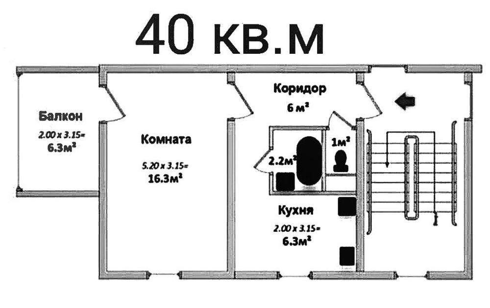 Продоётся однокомнатные  Тузель-1,  1/2/5
