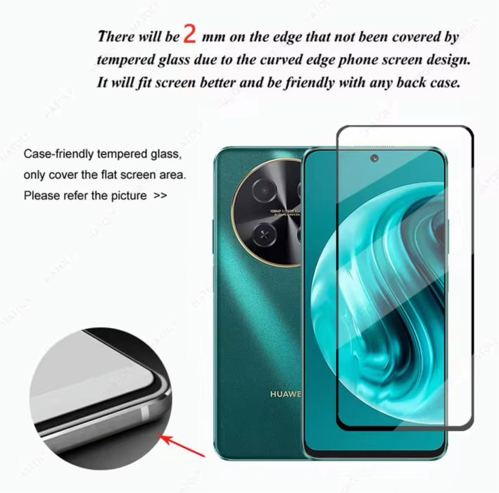 Folie sticla 20D Full Glue pentru Huawei Nova 11i / Nova 12i