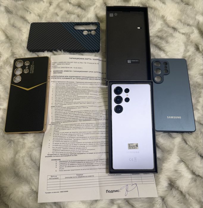 1 TB УНИКАТ Samsung S25 Ultra 1TB SilverBlue 24м. ГАРАНЦИЯ ПОДАРЪЦИ