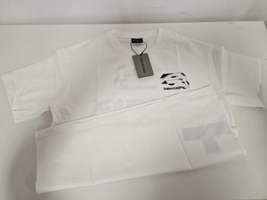 Tricou Balenciaga Jerdey White