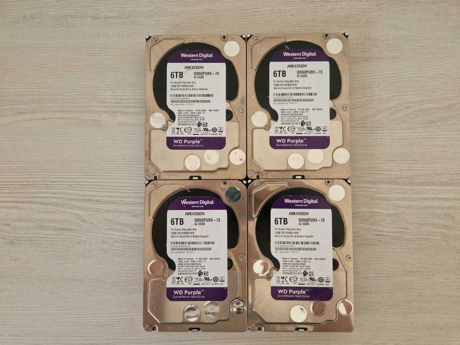 Жесткие диски Western Digital Purple 6TB - 100% здоровья!