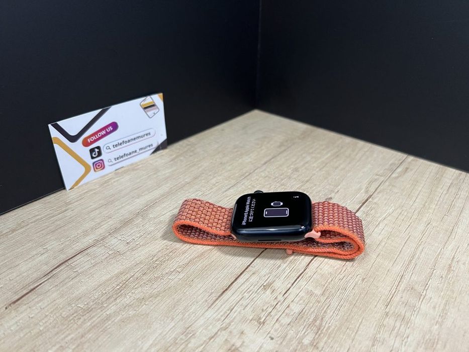 Apple Watch Seria 8 45mm Midnight Second-Hand Bun 2 ani garanție, Tele
