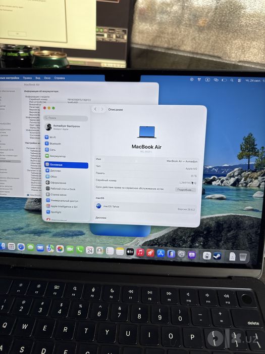 Macbook air m2 8/256 midnight