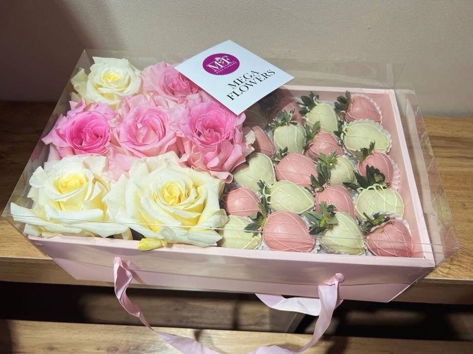 букет клубника в шоколаде