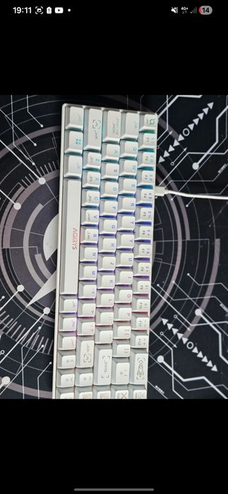 Tastatura aqirys mira 60% Alba