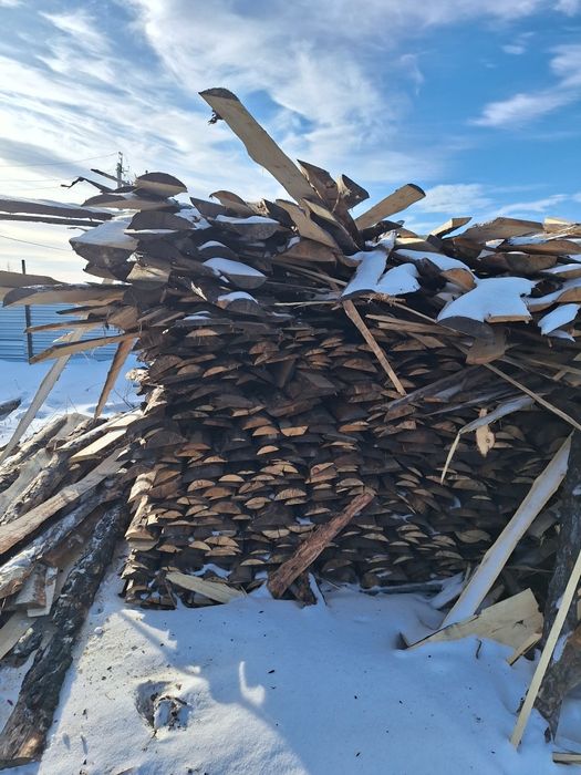 Горбыль деловой, опилка