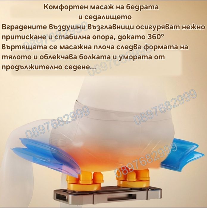 ПРОМО!!!8D Масажен стол с нулева гравитация БЕЗПЛАТНА ДОСТАВКА