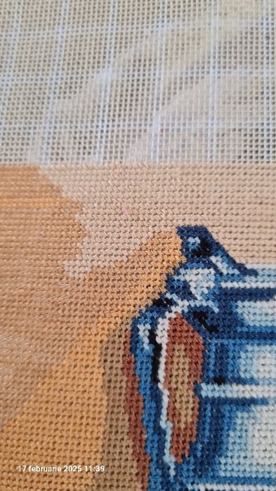 Goblen: "Natură statică - cos cu cireșe"