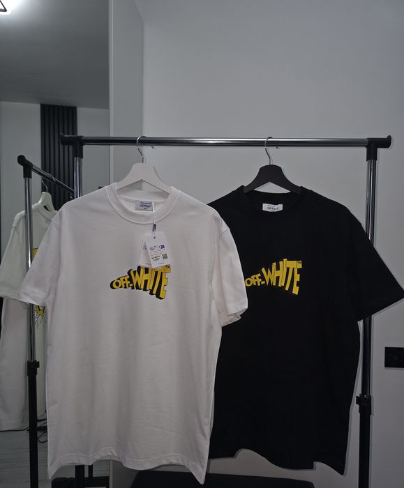 Tricou unisex Off white / Amiri