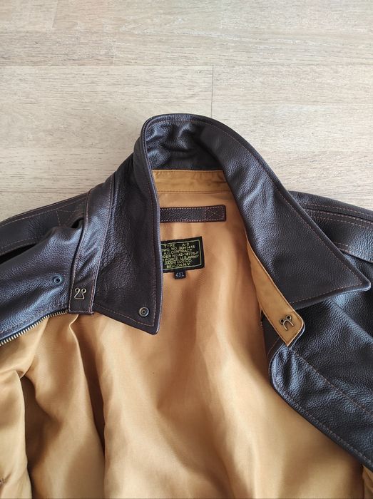 Geaca pilot aviator din piele, model A 2, US Air Force