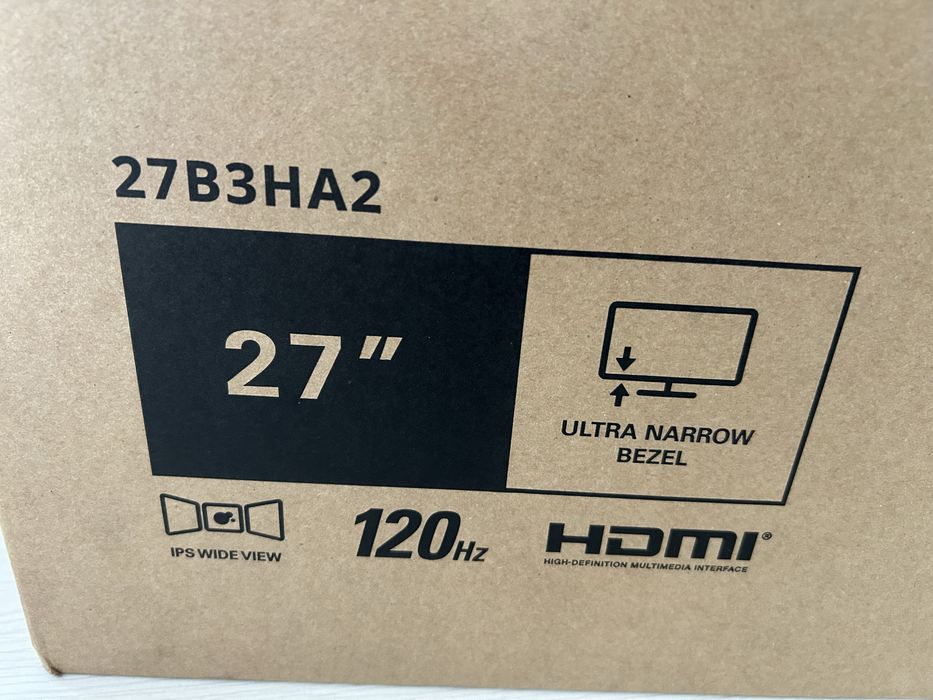 Monitor WLED IPS AOC 27", Full HD (1920x1080), 100Hz, 1ms, Adaptive sync, FlickerFree, Boxe 2W x 2, HDMI, VESA, negru