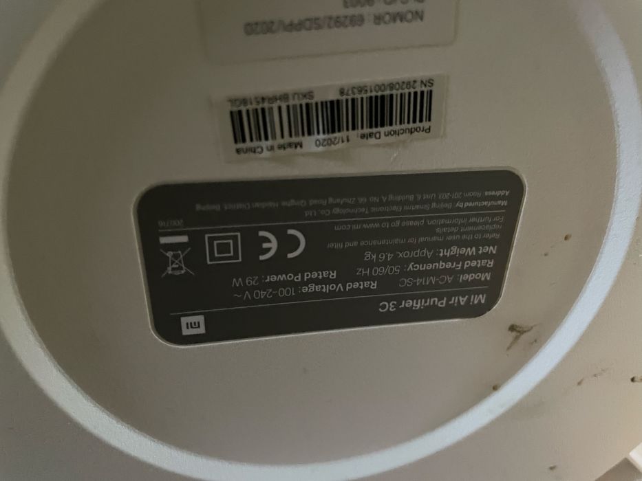 Purificator Aer XIAOMI 3C/3H