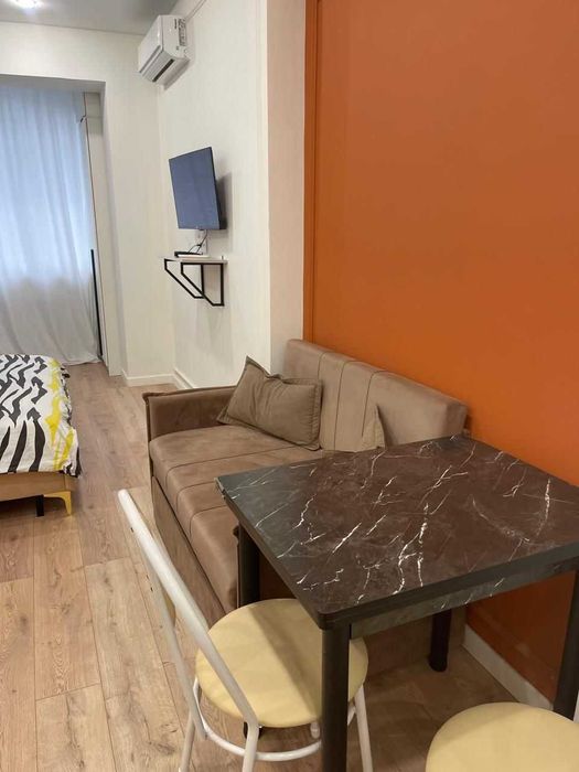 Современная студия с тропическим душем посуточно