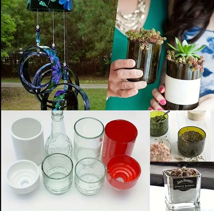 Set de taiat sticla de sticla, 19 piese