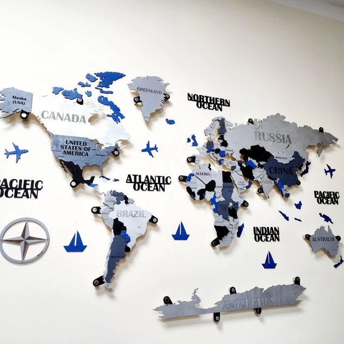 3D карта мира | 3D dunyo haritasi | 3Д харита цвет хай-тек