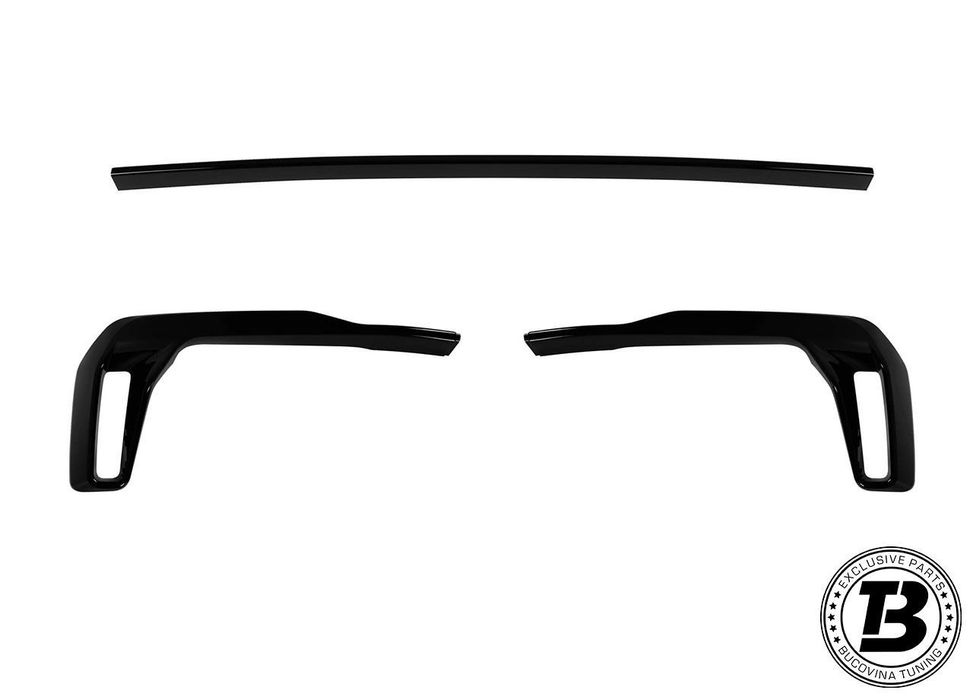 Set Grile laterale si Grila Centrala compatibila cu Audi A6 C8 RS6 Design