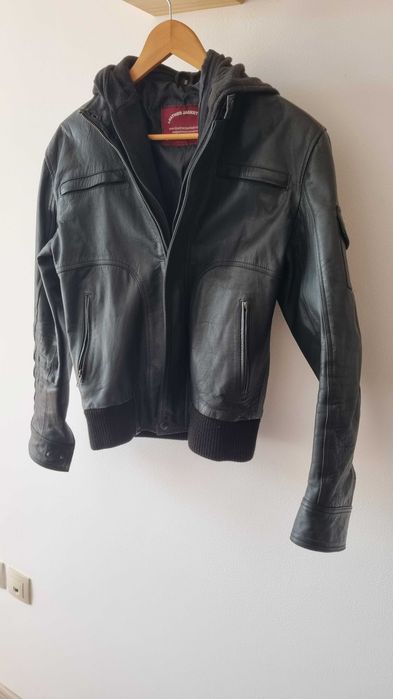 Стилно готино мъжко кожено яке