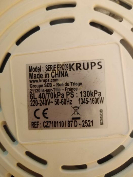 Aparat gatit Multicooker Krups Cook4Me nefolosit