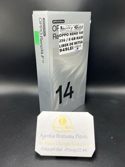 Oppo reno 14f 256/8 gb sigilat cod 23642