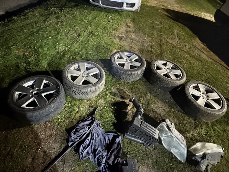 Джанти 17 цола 5 броя с гуми 5х112 57.1