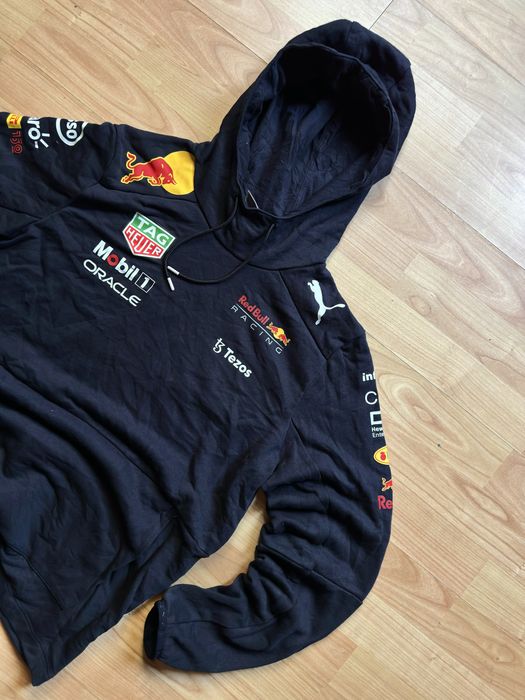 Hanorac hoodie sweater pullover Puma Oracle Red Bull Racing F1 2022 season navy cotton size M