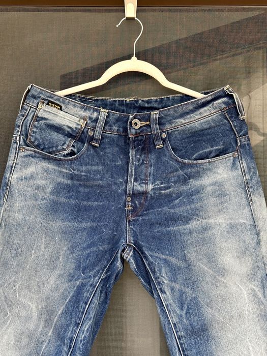 Мъжки дънки G-Star Raw (A-Crotch Tapered) - размер W29 / L32, Отлично състояние