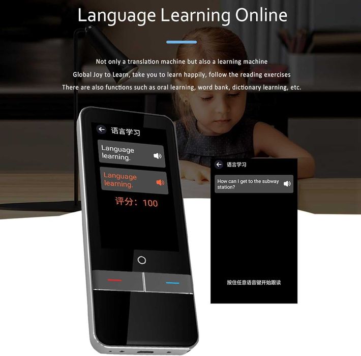 Преводач Интелигентен двупосочен Ai translator 148 Езика,Language