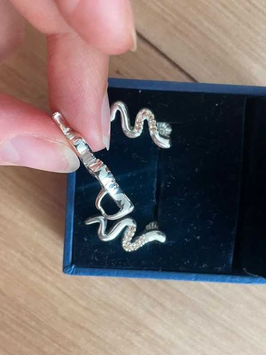 set cercei si pandantiv de argint Swarovski