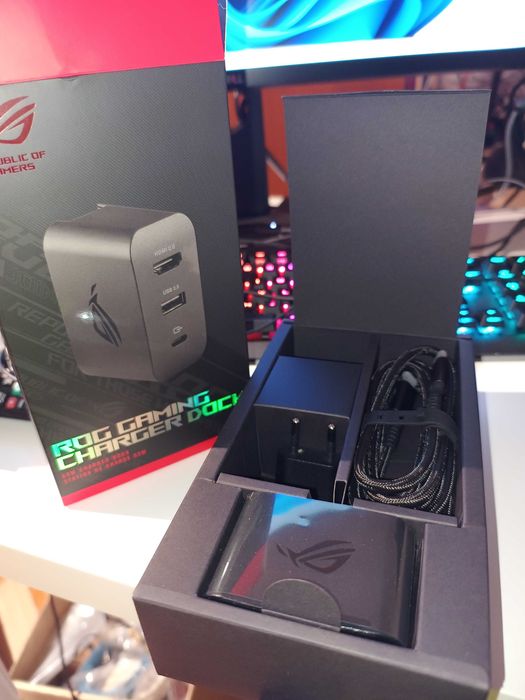 Vand incarcator ASUS ROG Ally Gaming Dock AC65-03 AiO, HDMI, 65W