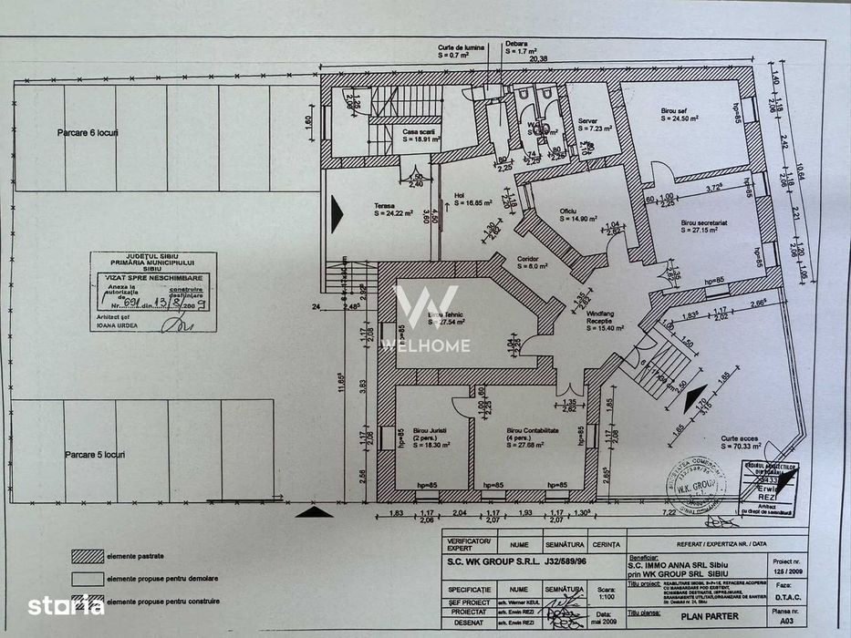 Spațiu birouri de închiriat - zonă centrală