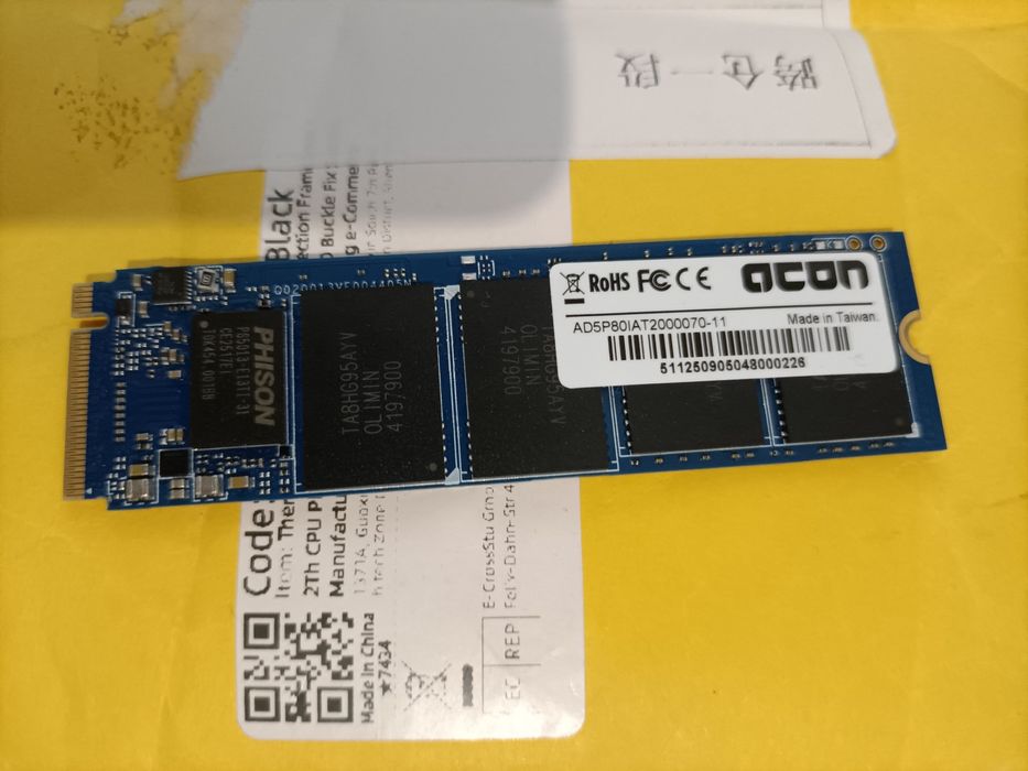 vand ssd 2tb pciex 3.0 nvme m2 2280 nou 0 ore de functionare
