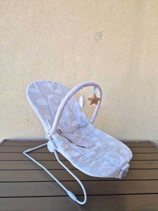 Mamas & Papas - Бебешки шезлонг Bubble Button Bear