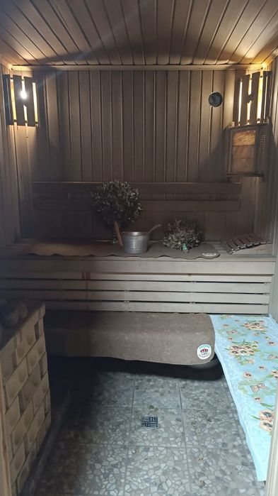 Баня  на дровах .Прорубь