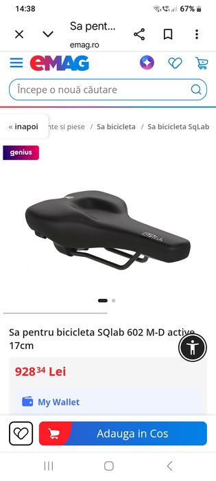 Șa bicicletă SQlab 602 active