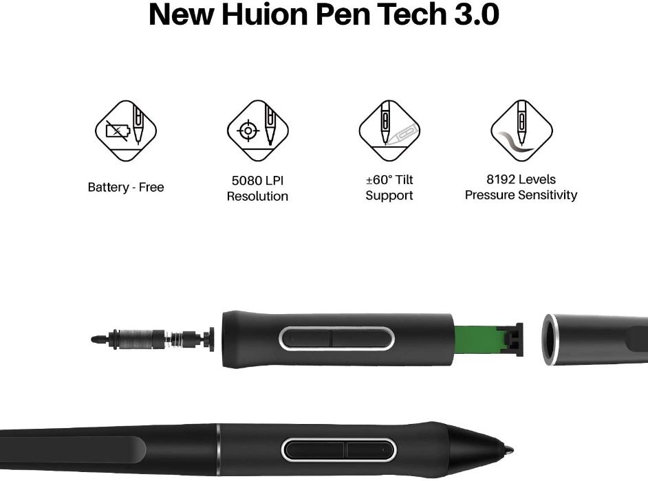 Графический планшет с экраном Huion Kamvas 16 + Подставка