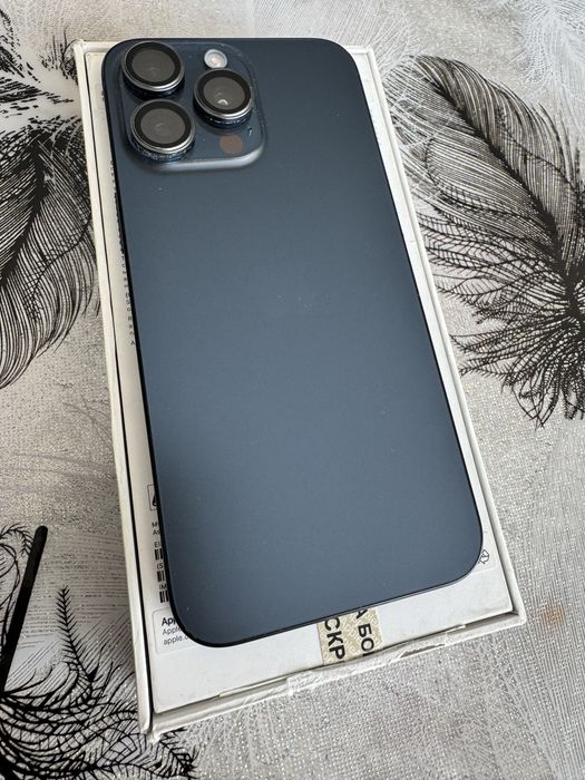 Iphone 15 Max 256 blue titanium