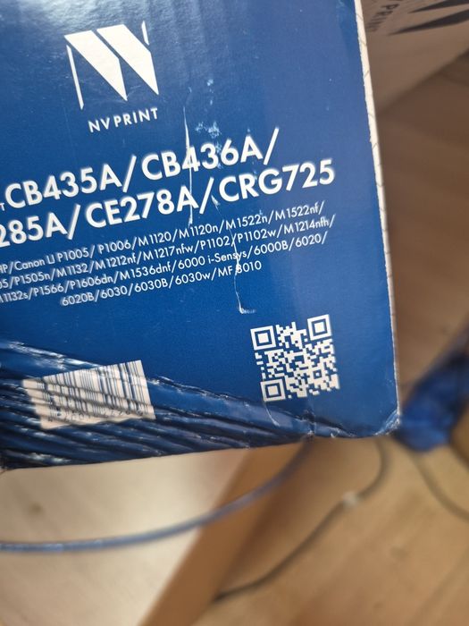Картридж CB435A  универсиальные, не много нетоварный вид