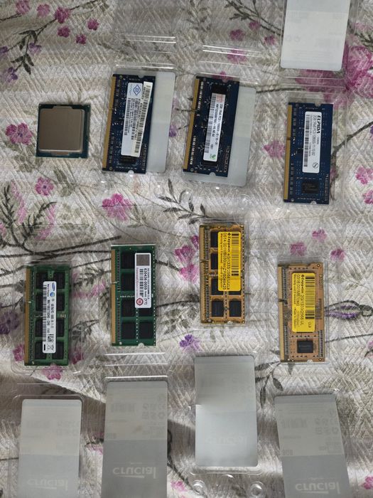 Оперативки на ноутбук и процессор Pentium