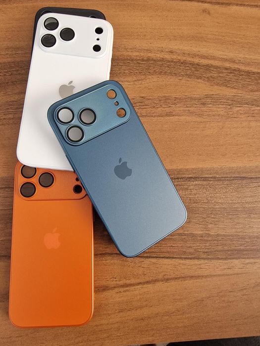 Матов Стъклен Кейс за Apple iPhone 17 Pro Max - Различни цветове