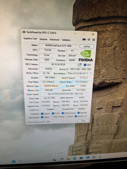 Sistem Desktop Gaming i5 9gen 16g 480g ssd GTX1650 4g