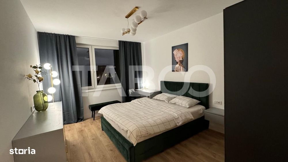 Apartament de lux 2 camere 63 mp si balcon complet mobilat si utilat