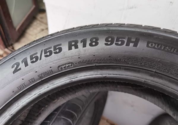 215/55R18 Kumho & Kleber DOT22